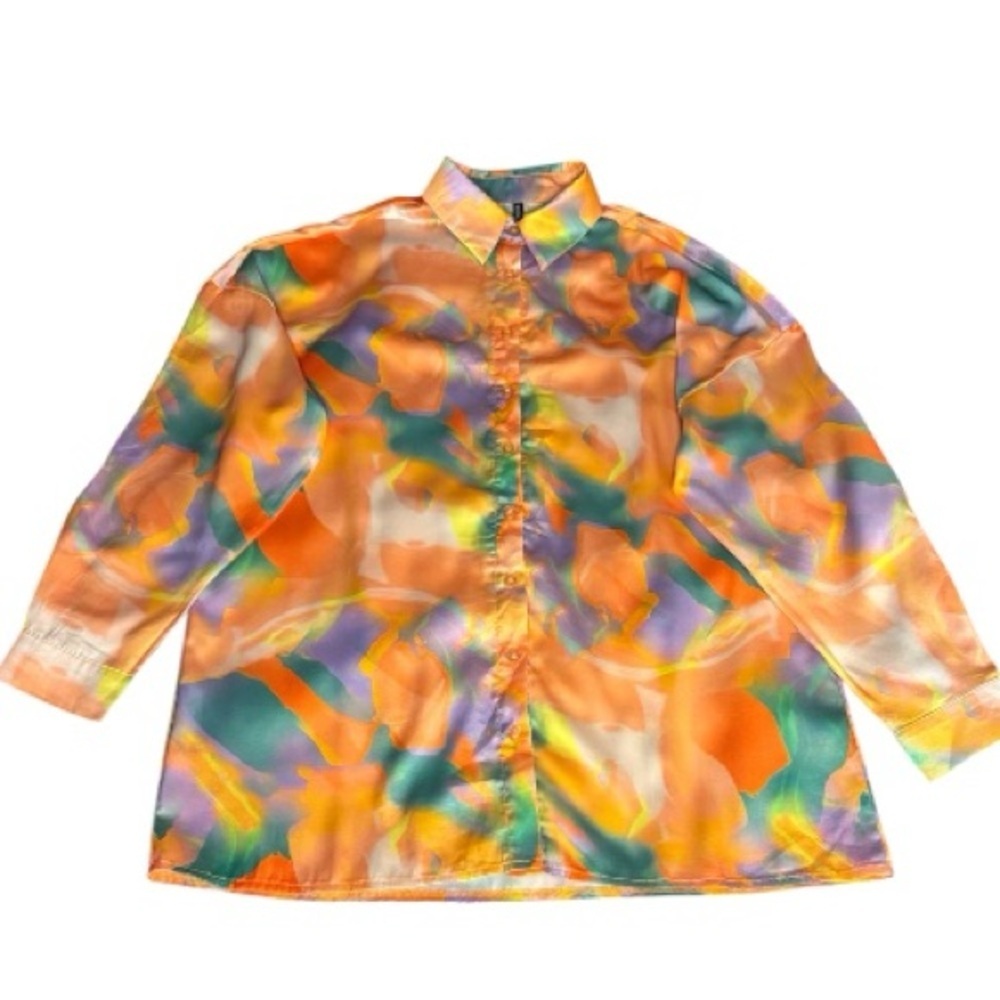 Trendy Multi Color Blouse - Picture 7 of 7